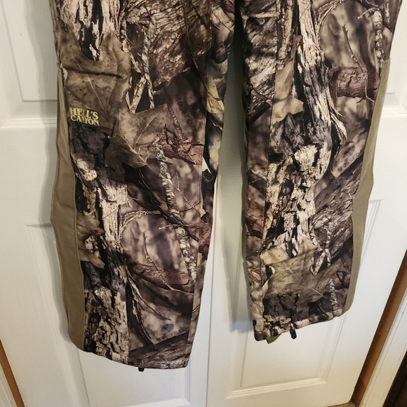 BROWNING Hells Canyon PRIMALOFT Insulated Hunting Mossy Oak Bibs WMS Size L NWT. - Picture 6 of 16
